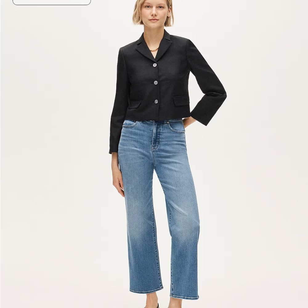 J.Crew Curvy Slim Wide Leg jeans in size 32 petite.